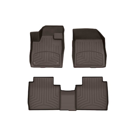 Weathertech Cocoa, Front and Rear FloorLiner HP 471868-1-2IM