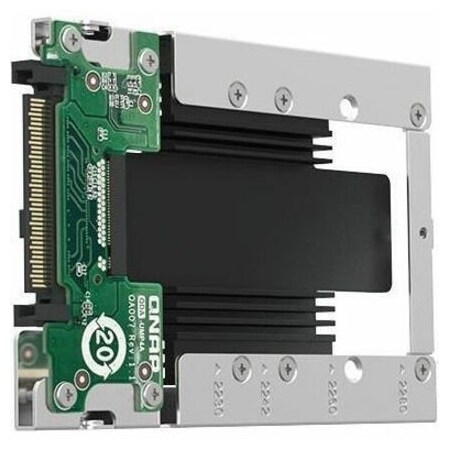 Qnap U.2 NVME TO M.2 NVME SSD PCIE ADAPTER, H : 7MM QDA-UMP4A