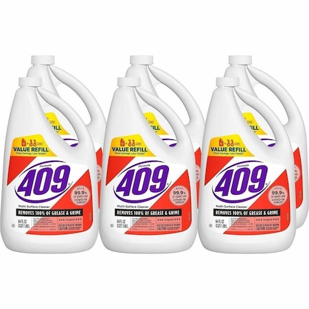 Formula 409 Multi-Surface Cleaner Refill Bottle - 64 fl oz (2 quart) - Original Scent - Disinfectant, 6PK 636