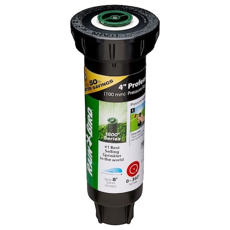 Rainbird National Sls 8' Adj Prs Sprinkler 1804AP8PRS
