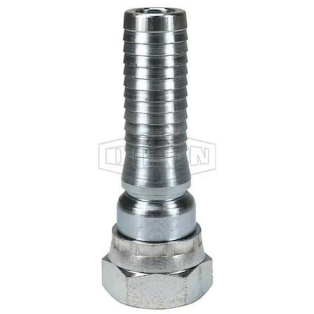 Dixon King Crimp Combination Nipple, 1-1/2 in, Hose x FJIC, Carbon Steel SFJCT20CS