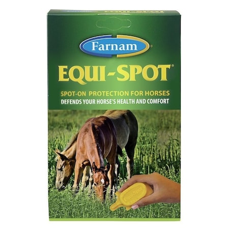 Farnam Equi-Spot Spot-On Fly Control, Liquid, Amber/Clear/Pale Yellow 100506084