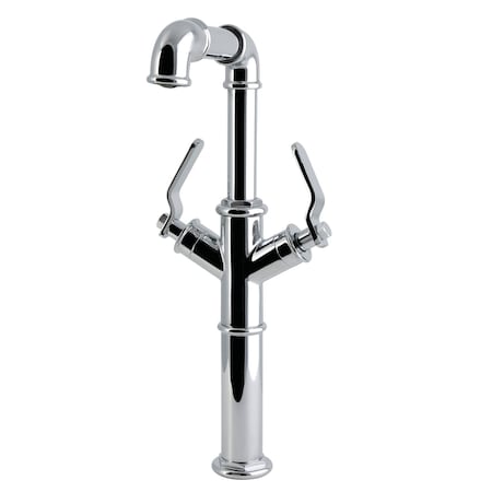 Kingston Brass Double-Handle Vessel Sink Faucet, Polished Chrome LS6601KL