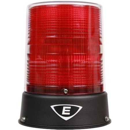 Edwards Signaling Warning Light, Red, LED, 12V DC, 24V AC/DC, 65, 85, 120, 460, 480, 750, 1,000 FPM, 6 1/2 in Dia. 57PLEDMR24ADB