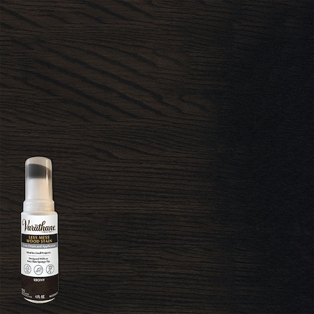 Varathane Less Mess Ebony Water-Based Interior Wood Stain 4 Oz. 368031