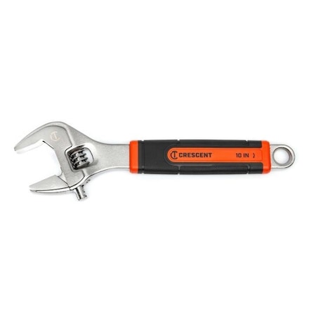 Crescent Adj Wrench, 10in, Chrome, Cush Grip, Carded AC310CVS