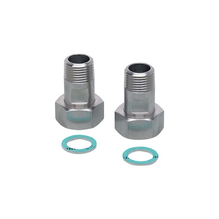 Ifm Mounting adapter for flow sensors, 2PK E40191