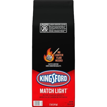 Kingsford 32090 Charcoal Briquette, 12 lb Bag 00044600320905
