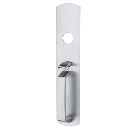 Von Duprin Grade 1 Thumbpiece Pull Trim, Classroom Function, Vertical Rod Prep, Satin Chrome Finish, Non-Hande 880TP-V 26D