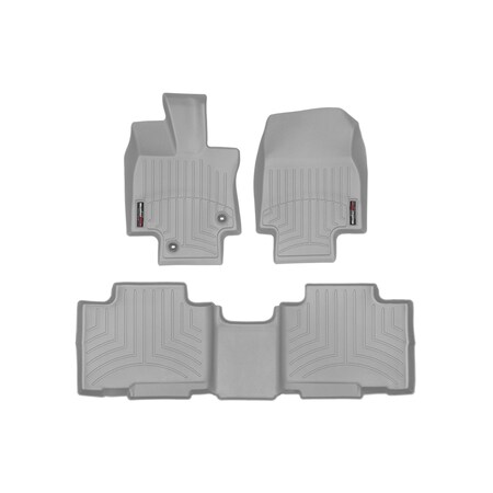 Weathertech Grey, Front and Rear Floorliners 461609-1-4