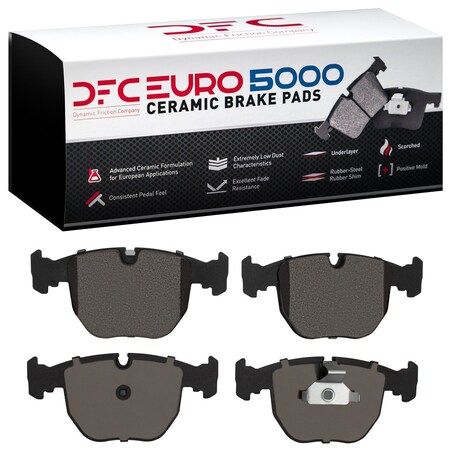 Dfc 5000 Euro Ceramic Disc Brake Pad Set,  1600-0681-00