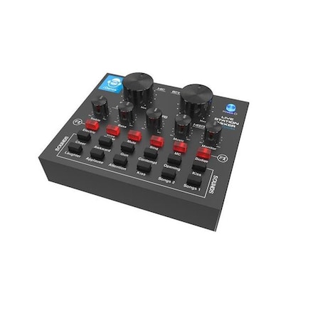 Idance All you need for Professional Broadcasting and Recording Portable Mixer with BT Wireless and SOUND MS1812