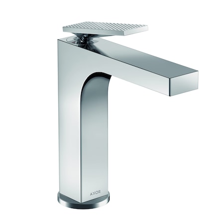 Axor Citterio Single-Hole Faucet 160 with Pop-Up Drain- Rhombic Cut, 1.2 GPM in Chrome 39071001