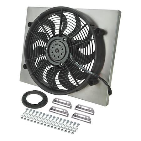 Derale Radiator Fan with Aluminum Shroud Assembly DER16823
