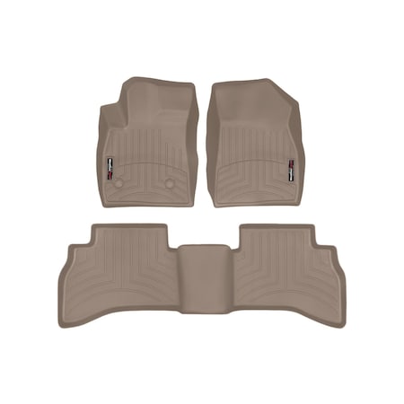 Weathertech Tan, Front and Rear Floorliners 451617-1-3