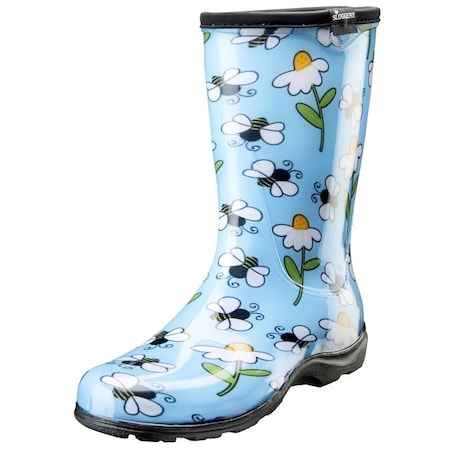Sloggers Rain and Garden Boots, 10, Bee, Blue 5020BEEBL10