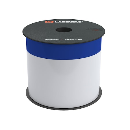 Labeltac Printable Cable Wraps 4in x 70ft, 2in Printable LT4/LTPX, Blue LT407WW