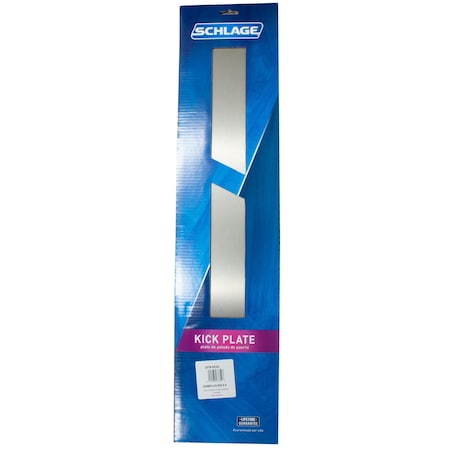 Ives SC8400PA619 8 in x 34 in Kick Plate - Satin Nickel SC8400PA-619-8X34