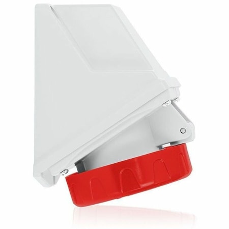 Leviton Pin & Sleeve Receptacle, 16 A, 440/460V AC, Three Phase, 3 Pole, Red W316-S11