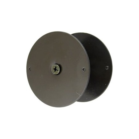 Don-Jo Mfg Hole Filler Plate Cover 2-1/8in, 695/SP313 Duranodic Dark Bronze BF-161-DU