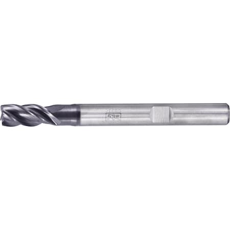 Pferd PFERD Chamfered End Mill, 4 flutes, 1/4'' Dia, 1/2'' APMX, 2-1/2'' OAL, Weldon shank 23003037