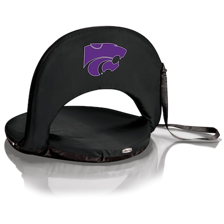 Picnic Time Family Of Brands NCAA Kansas State Wildcats Oniva Stadium Seat - Reclining Bleacher Seat with Back Support 626-00-179-254-0