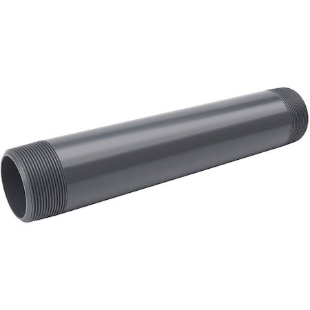 B & K 1-1/4'' MIP x 12'' Schedule 80 PVC Nipple 506-120