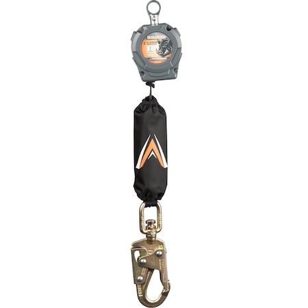 Malta Dynamics Wild Boar 6 ft Single Self Retracting Lifeline-SRL with Steel Snap Hook, OSHA and ANSI Compliant C4102