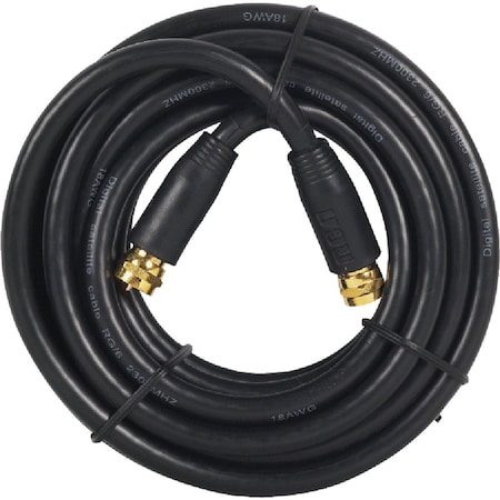 Rca 12 Ft. Black Digital RG6 Coaxial Cable VH612R