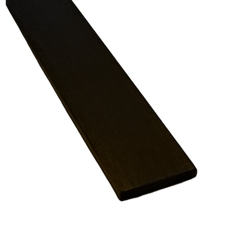 Timberchic Wood, Black, 48 in L, 1.25 in W, Stained 435