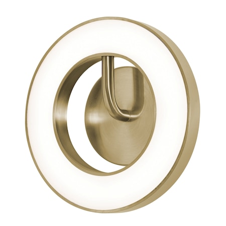 Afx One 10in LED Sconce - Light Antique Brass ONES1010LAJUDLB