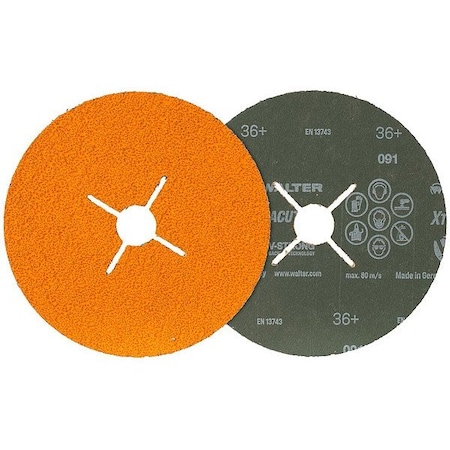 Walter Flap Discs, 4 1/2" dia., PK10 15I458
