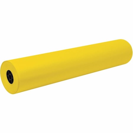 Pacon Decorol Flame Retardant Art Rolls, 40 lb Cover Weight, 36" x 1000 ft, Sunrise Yellow P101201