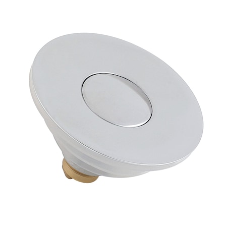 Kingston Brass Brass Sink Filter Plug, Center Pop-Up, Polished Chrome KBF1011