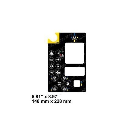 Genie REPLACEMENT DECAL, CONTROL PANEL 82417