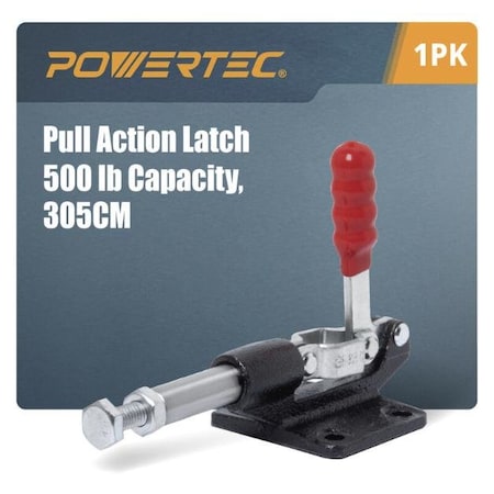 Powertec Toggle Clamp, 500lbs Cap., 305CM Quick Release Push Pull Clamp 20318N