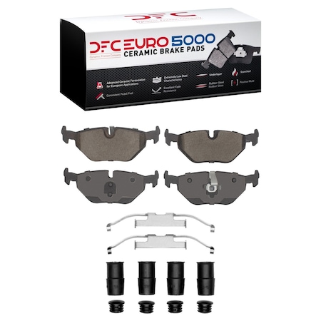 Dfc 5000 Euro Ceramic Disc Brake Pad Set,  1600-0692-01