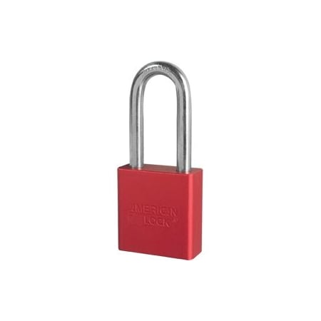 Master Lock Co Padlock 2in Shackle Red Aluminum Body A1206KD RED