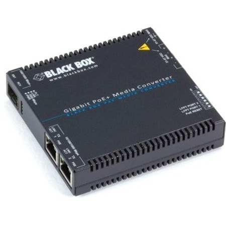 Black Box Black Box Media Converter, Ethernet to SFP Fiber, 10/100/1000 Mbps LGC5210A