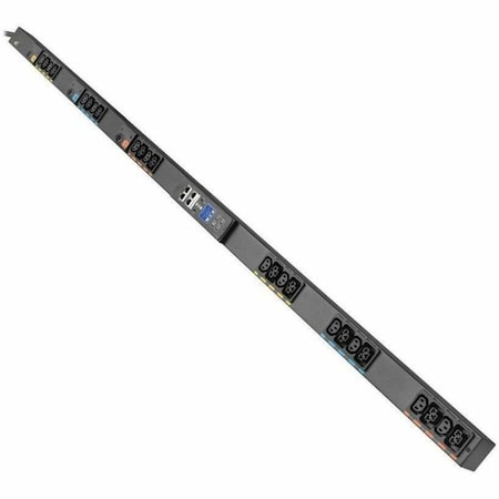 Eaton 3-Phase Managed Rack PDU G4, 208V, 24 Outlets, 24A, 8.6kW, L15-30 Input, 10 ft. Cord, 0U Vertical EVMA1530A