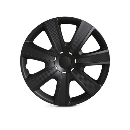 Altertrim 15 in Univ Hubcaps, Snap-On, (Blk Matte & Mould Texture), 4PK CHB-5085-BPM-15