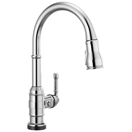 Delta Broderick Single Handle Pull-Down Kitchen Faucet With Touch2O Technology 9190T-DST