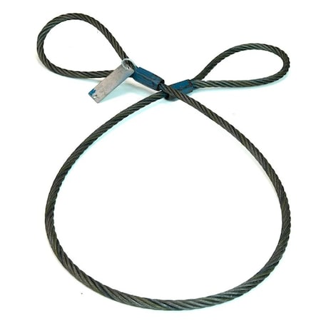 Stren-Flex Wire Rope Sling, 15 Ton, 1-1/4"X20Ft WRSEE2020