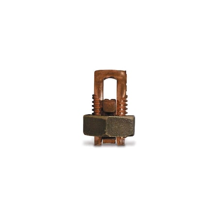 Gb Split Bolt Connector, 4 AWG Wire, Copper Pair GSBC-4