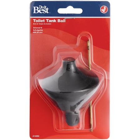 Do It Best Black Rubber Tank Ball DIB835-38