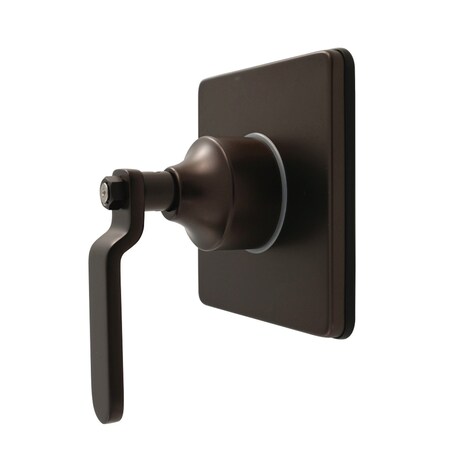 Kingston Brass Single-Handle Six-Way Diverter Valve with Square Trim Kit, Oil Rubbed Bronze KS4045KL