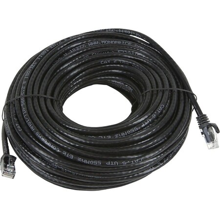 Monoprice Cat5E Utp Network Cable, 100 ft.Black 11221