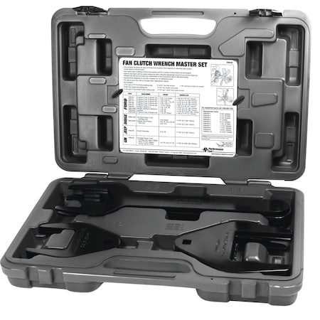 Performance Tool 10 pc. Fan Clutch Wrench Set, Ford GM Chrysler, Engine Service W89400