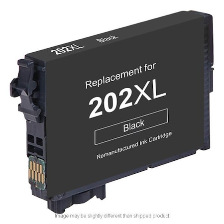 Epson Replacement, BLACK Compatible InkJet Ink, 550 page yield T202XL120-S