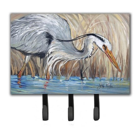 Carolines Treasures Blue Heron In The Reeds Leash and Key Holder JMK1013TH68